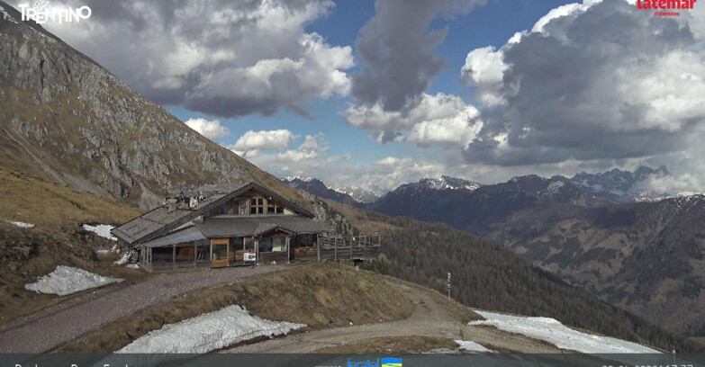 Webcam Пампеаго - Предаццо - Оберегген	 - Latemar- Feudo Ovest