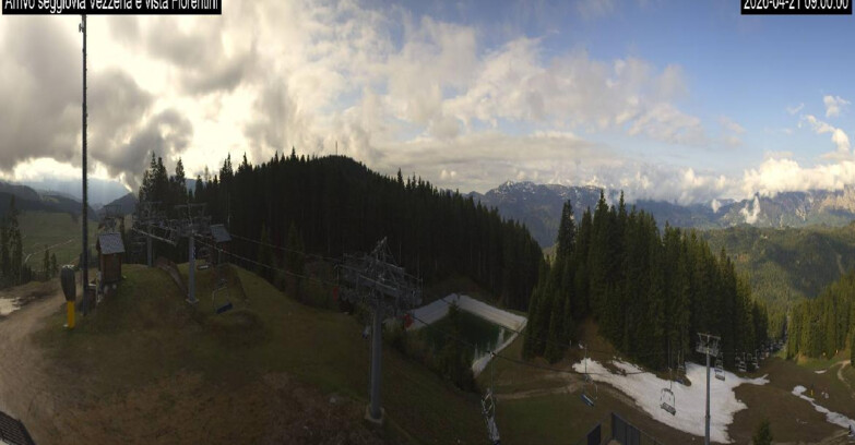 Webcam Ski Area Lavarone  - Chair lift Laghetto 