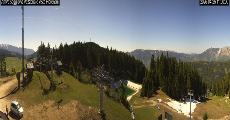 Webcam Lavarone - Chair lift Laghetto 