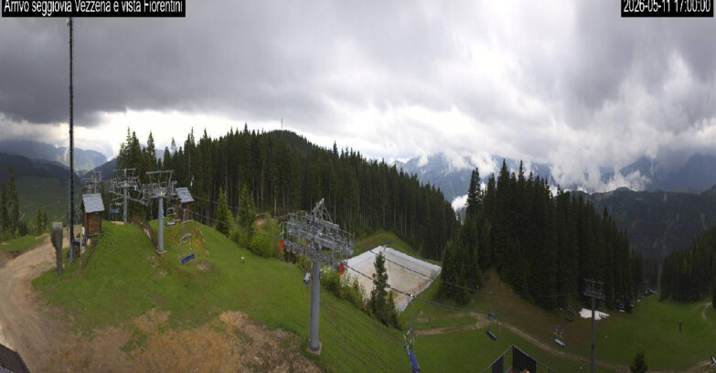 Webcam Lavarone Skigegiet - Laghetto Sessellift 