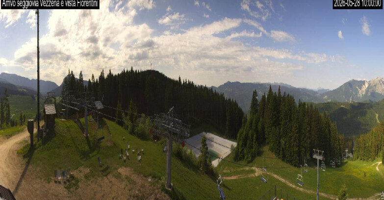 Webcam Lavarone Skigegiet - Laghetto Sessellift 