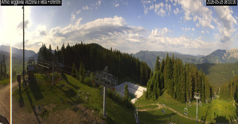 Webcam Lavarone Skigegiet - Laghetto Sessellift 