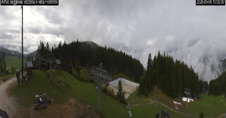 Webcam Lavarone Skigegiet - Laghetto Sessellift 
