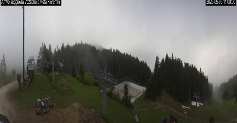 Webcam Lavarone Skigegiet - Laghetto Sessellift 