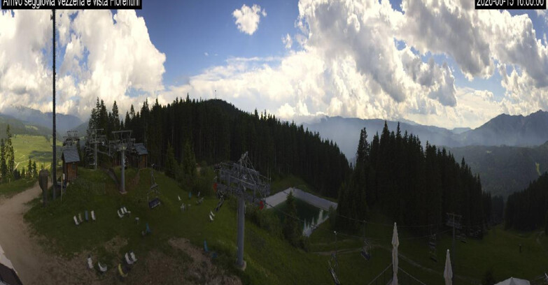 Webcam Lavarone - Chair lift Laghetto 