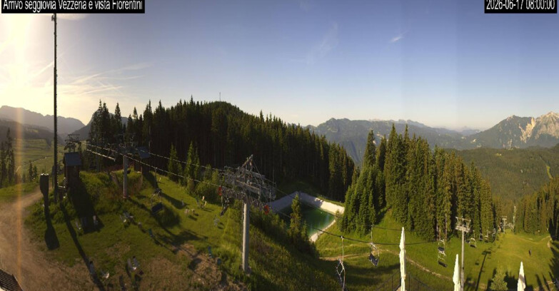 Webcam Lavarone Skigegiet - Laghetto Sessellift 