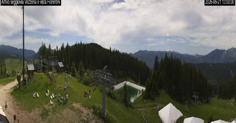Webcam Ski Area Lavarone  - Chair lift Laghetto 