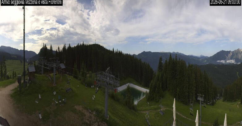 Webcam Ski Area Lavarone  - Chair lift Laghetto 