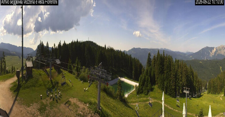 Webcam Lavarone - Chair lift Laghetto 