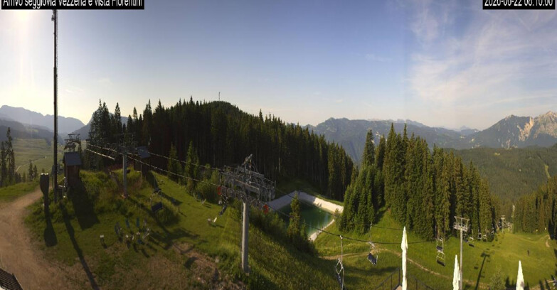 Webcam Lavarone - Chair lift Laghetto 