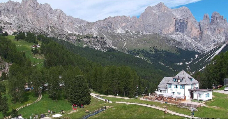 Webcam Vigo di Fassa-Pera-Ciampedie - Vigo - Roda de Vael