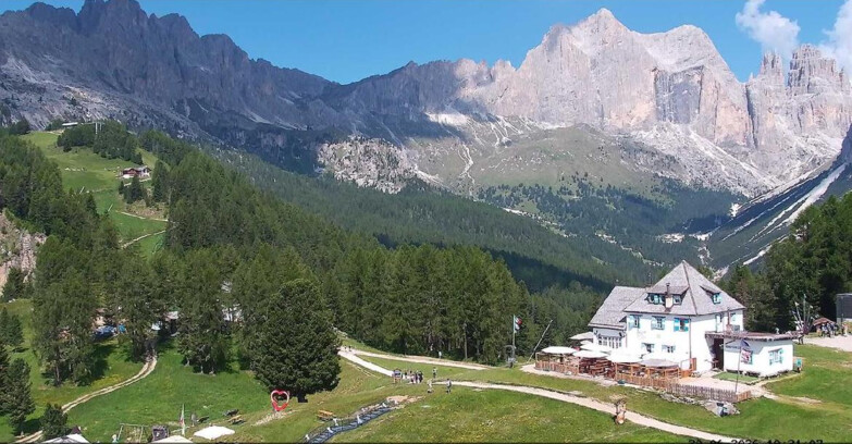 Webcam Vigo di Fassa-Pera-Ciampedìe - Vigo - Roda de Vael