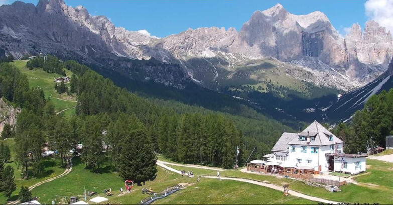 Webcam Vigo di Fassa-Pera-Ciampedìe - Vigo - Roda de Vael