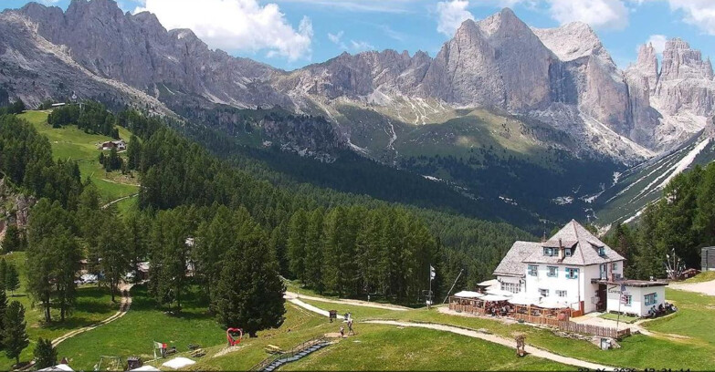 Webcam Vigo di Fassa-Pera-Ciampedìe - Vigo - Roda de Vael -Dolomiti di Fassa