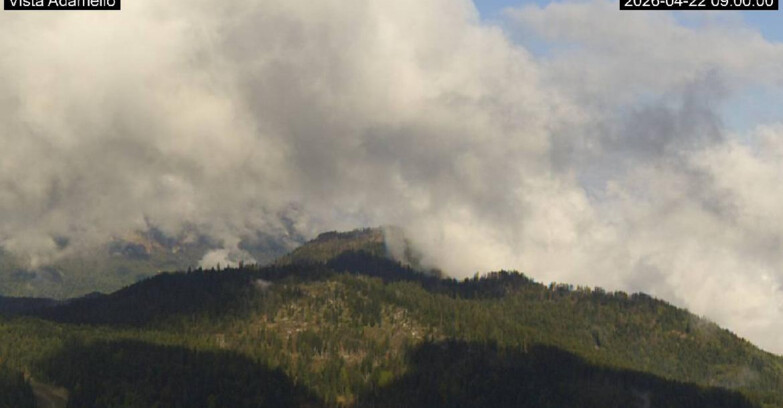 Webcam Lavarone - View on Ghiacciaio Adamello