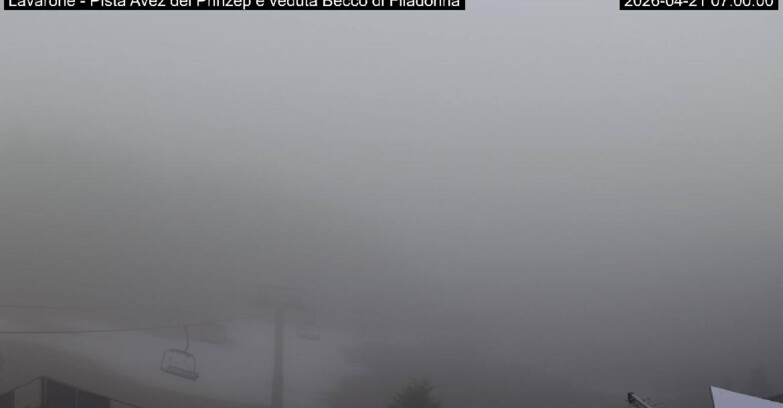 Webcam Ski area Lavarone - Pista Avez- seggiovia Lagh.