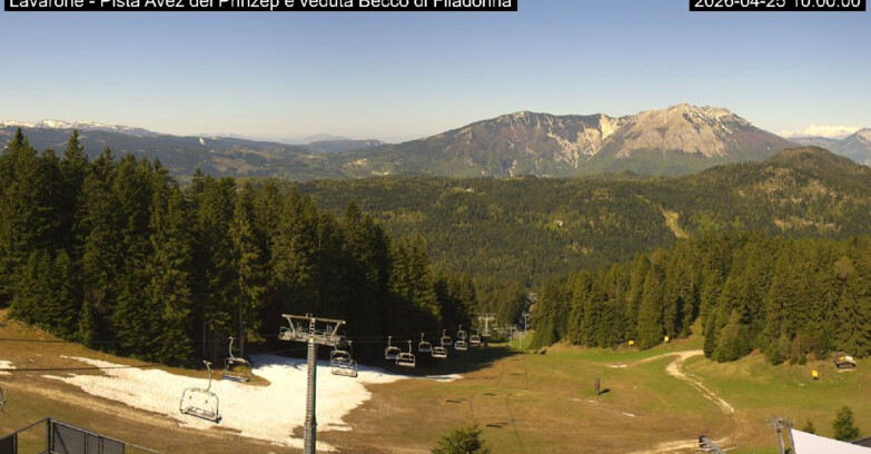 Webcam Lavarone - Pista Avez- seggiovia Lagh.
