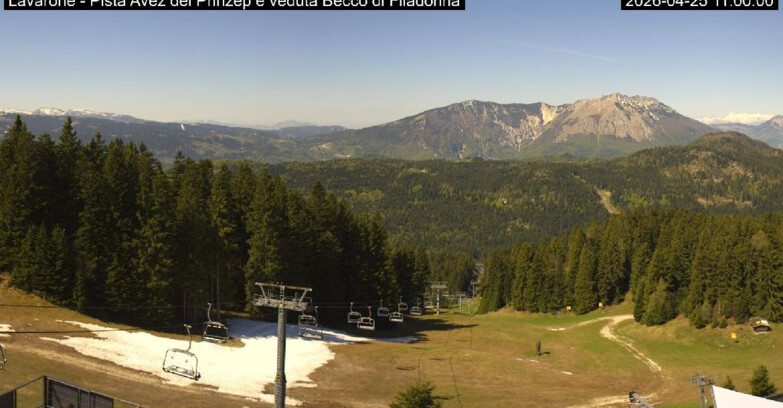 Webcam Lavarone - Pista Avez- seggiovia Lagh.