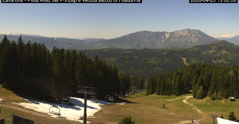 Webcam Lavarone - Pista Avez- seggiovia Lagh.