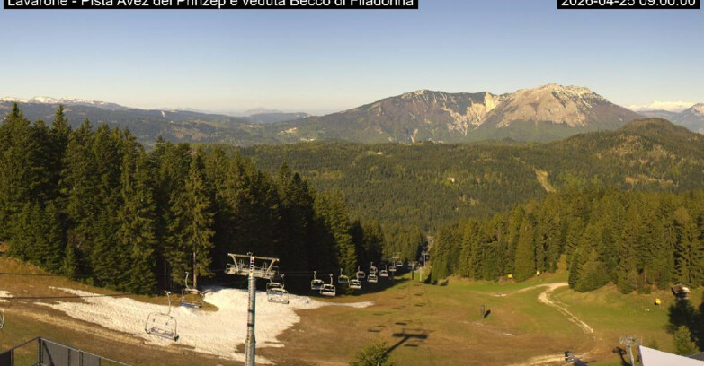 Webcam Lavarone - Pista Avez- seggiovia Lagh.
