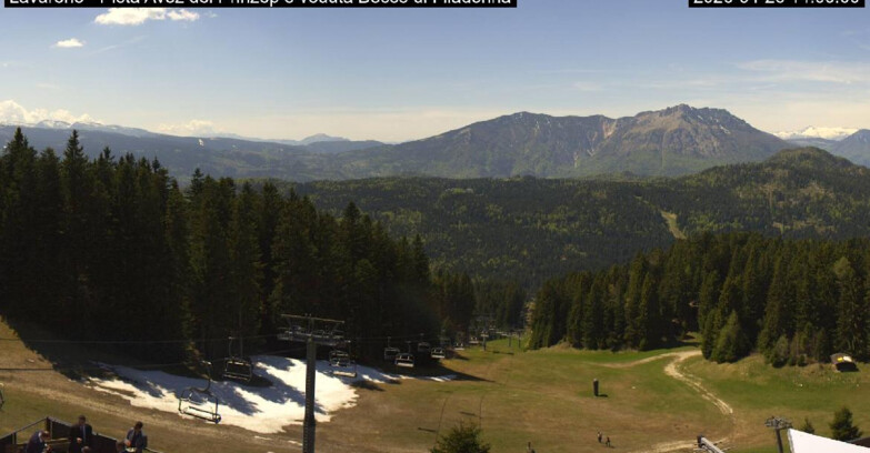 Webcam Lavarone Skigegiet - Pista Avez- seggiovia Lagh.