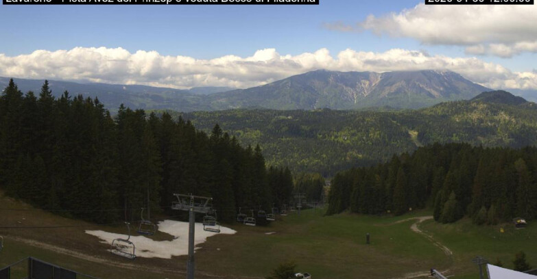 Webcam Lavarone - Pista Avez- seggiovia Lagh.
