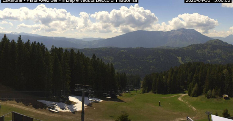 Webcam Lavarone - Pista Avez- seggiovia Lagh.