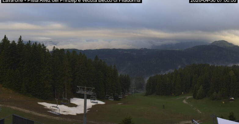 Webcam Lavarone - Pista Avez- seggiovia Lagh.