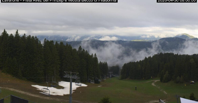 Webcam Lavarone - Pista Avez- seggiovia Lagh.