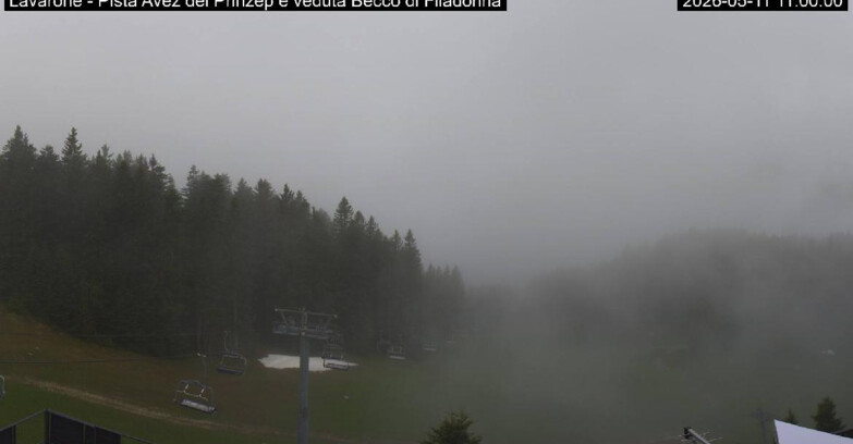 Webcam Ski Area Lavarone  - Pista Avez- seggiovia Lagh.