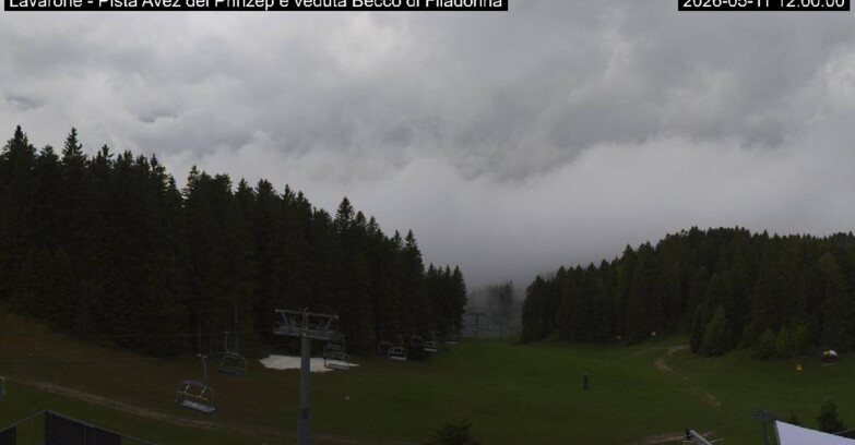 Webcam Ski Area Lavarone  - Pista Avez- seggiovia Lagh.