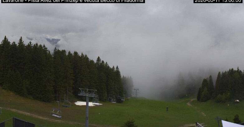 Webcam Ski Area Lavarone  - Pista Avez- seggiovia Lagh.
