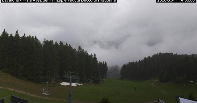 Webcam Ski Area Lavarone  - Pista Avez- seggiovia Lagh.