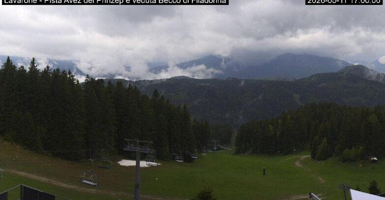 Webcam Lavarone - Pista Avez- seggiovia Lagh.