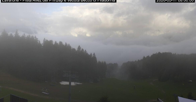 Webcam Ski Area Lavarone  - Pista Avez- seggiovia Lagh.