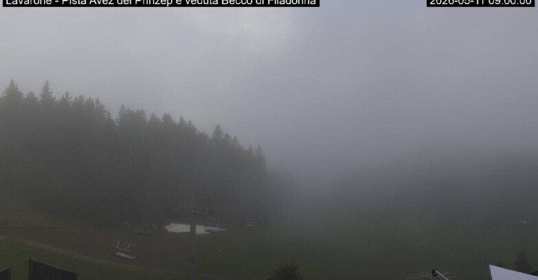 Webcam Ski Area Lavarone  - Pista Avez- seggiovia Lagh.