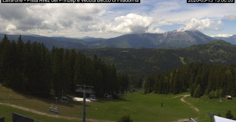Webcam Ski area Lavarone - Pista Avez- seggiovia Lagh.