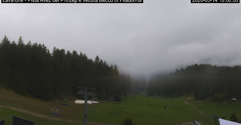 Webcam Ski Area Lavarone  - Pista Avez- seggiovia Lagh.