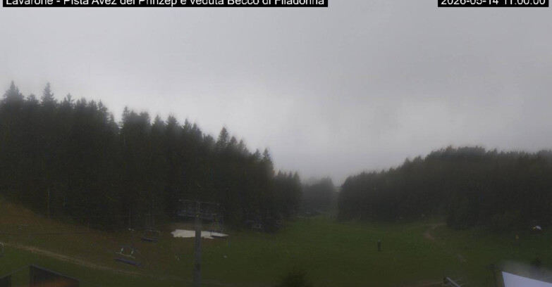 Webcam Ski Area Lavarone  - Pista Avez- seggiovia Lagh.