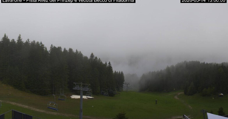 Webcam Ski Area Lavarone  - Pista Avez- seggiovia Lagh.