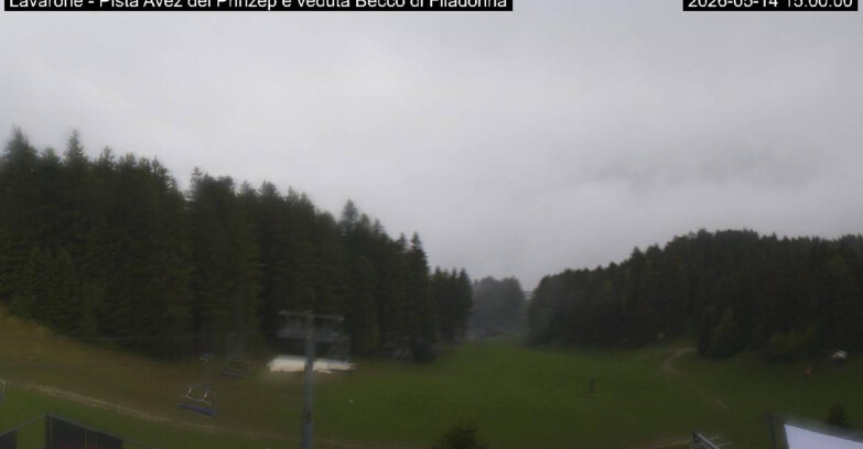 Webcam Ski Area Lavarone  - Pista Avez- seggiovia Lagh.
