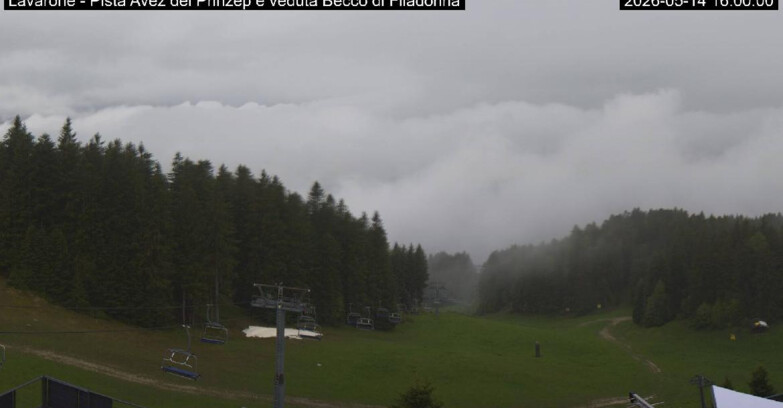 Webcam Ski Area Lavarone  - Pista Avez- seggiovia Lagh.