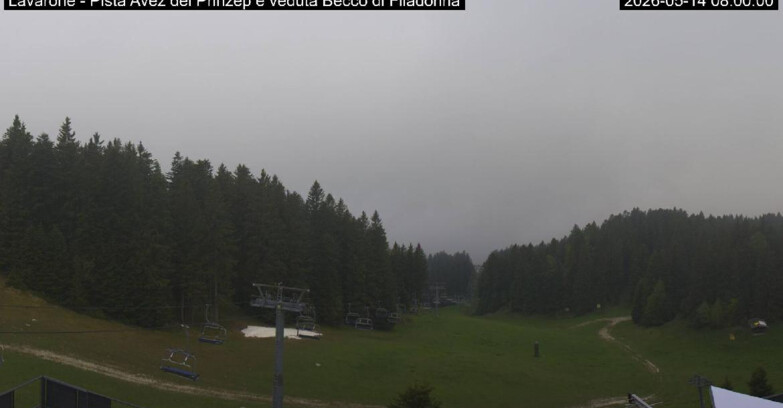 Webcam Ski Area Lavarone  - Pista Avez- seggiovia Lagh.