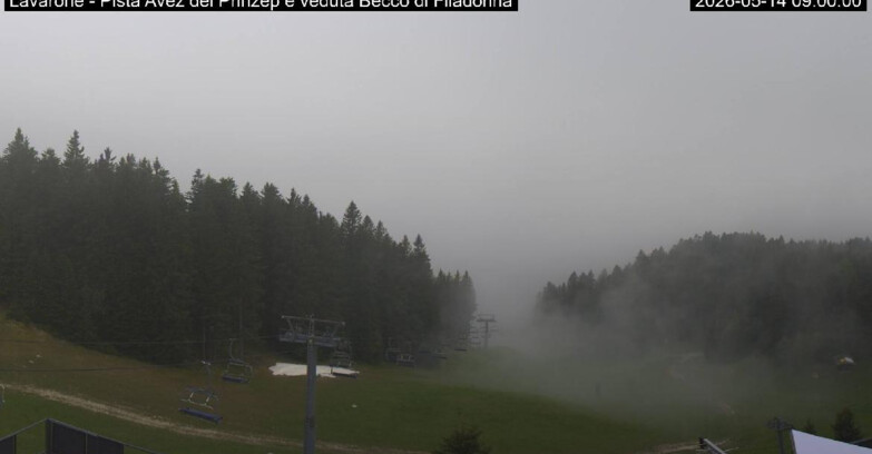 Webcam Ski Area Lavarone  - Pista Avez- seggiovia Lagh.