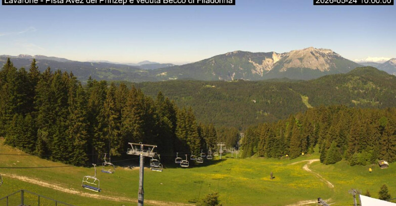 Webcam Lavarone - Pista Avez- seggiovia Lagh.