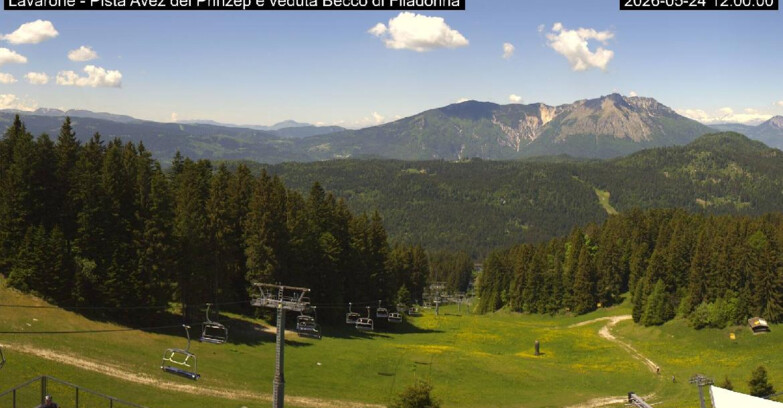Webcam Lavarone - Pista Avez- seggiovia Lagh.