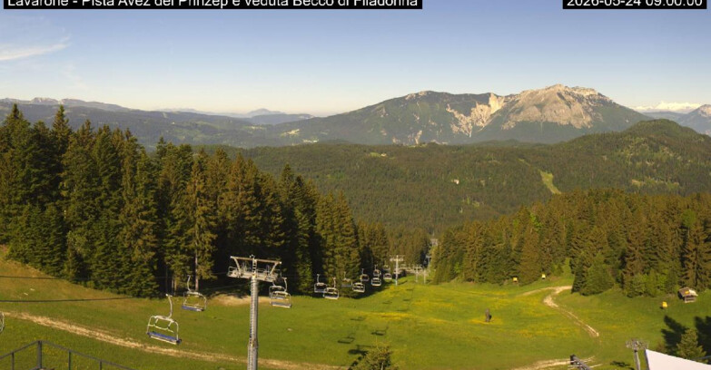 Webcam Lavarone - Pista Avez- seggiovia Lagh.