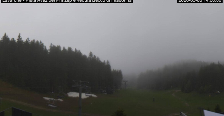 Webcam Lavarone Skigegiet - Pista Avez- seggiovia Lagh.