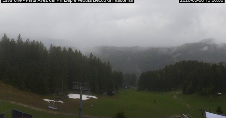 Webcam Lavarone Skigegiet - Pista Avez- seggiovia Lagh.