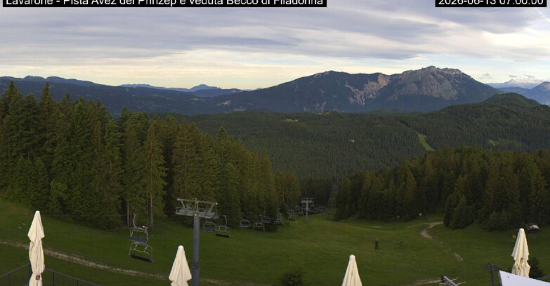 Webcam Ski area Lavarone - Pista Avez- seggiovia Lagh.